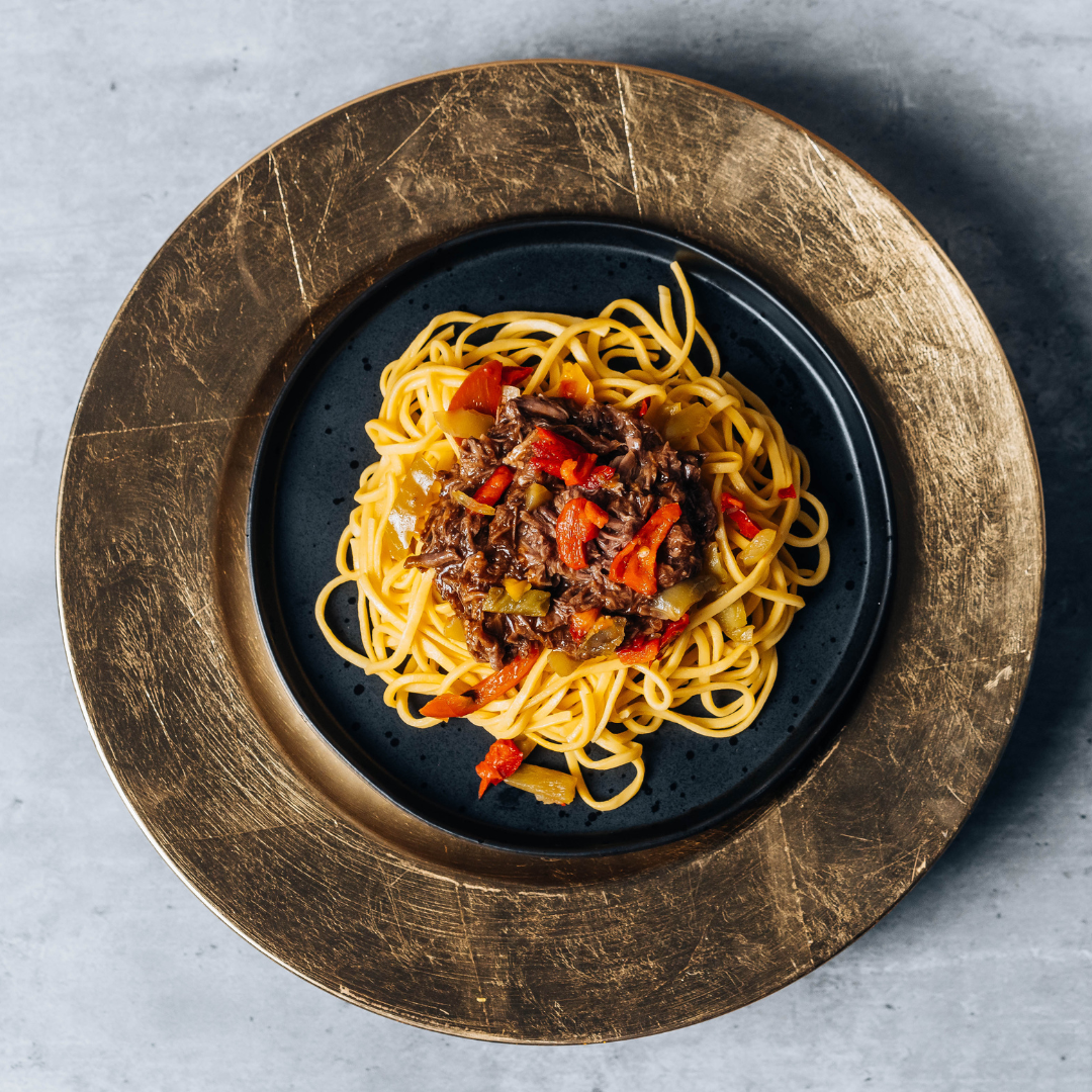 Beefed Up Noodles