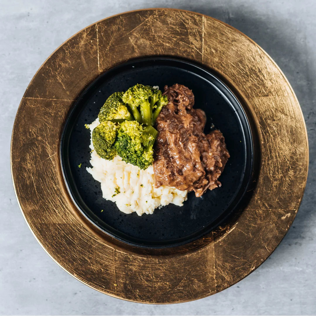 Shredded Pulled Beef & Mash