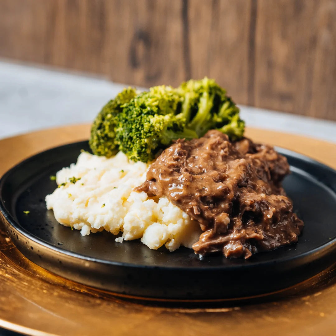 Shredded Pulled Beef & Mash
