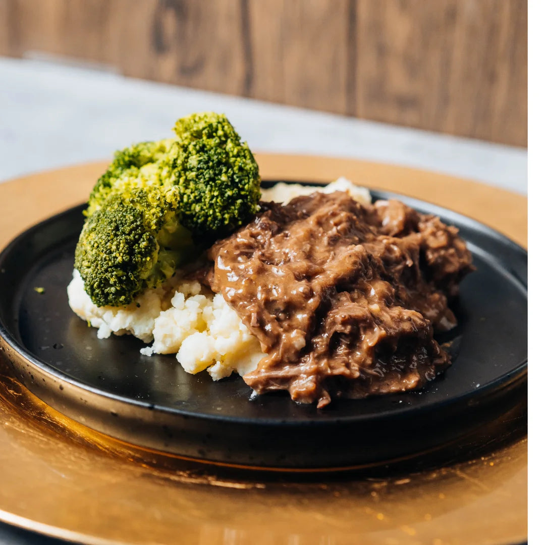 Shredded Pulled Beef & Mash